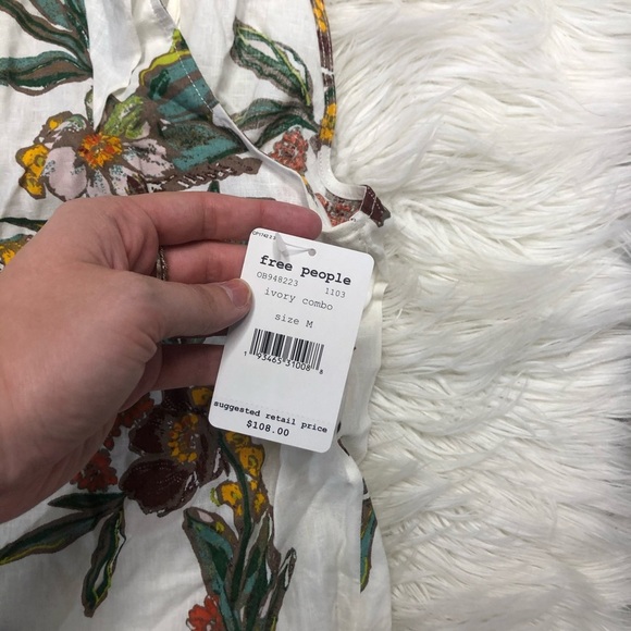 NWT free people summer in tulum linen blend medium - Picture 5 of 6